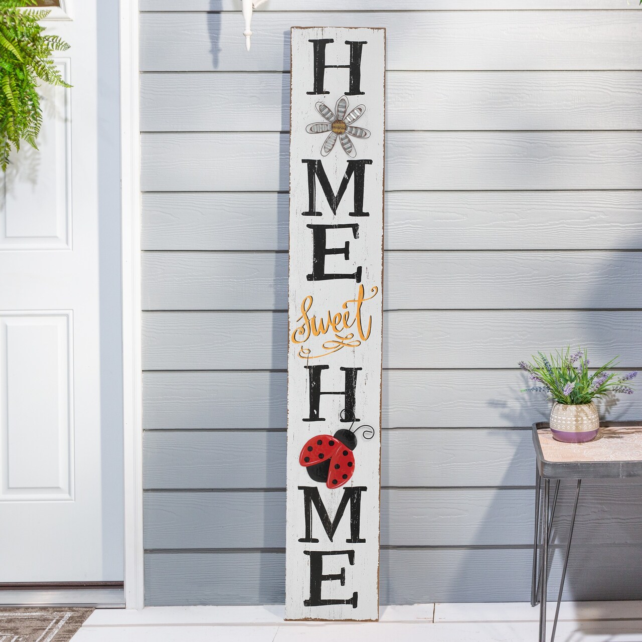 Contemporary Home Living Home Sweet Home Wooden Porch Sign - 59"